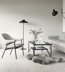 Brunstad | Bris stol | Stål | Stof