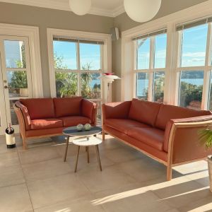 Stouby | Paula 3 pers. sofa | 210 cm | Anilin (Elmo Baltique)